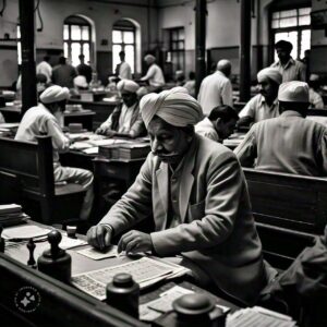 History of Indian stock market, Old image of Traders & investors during market hours